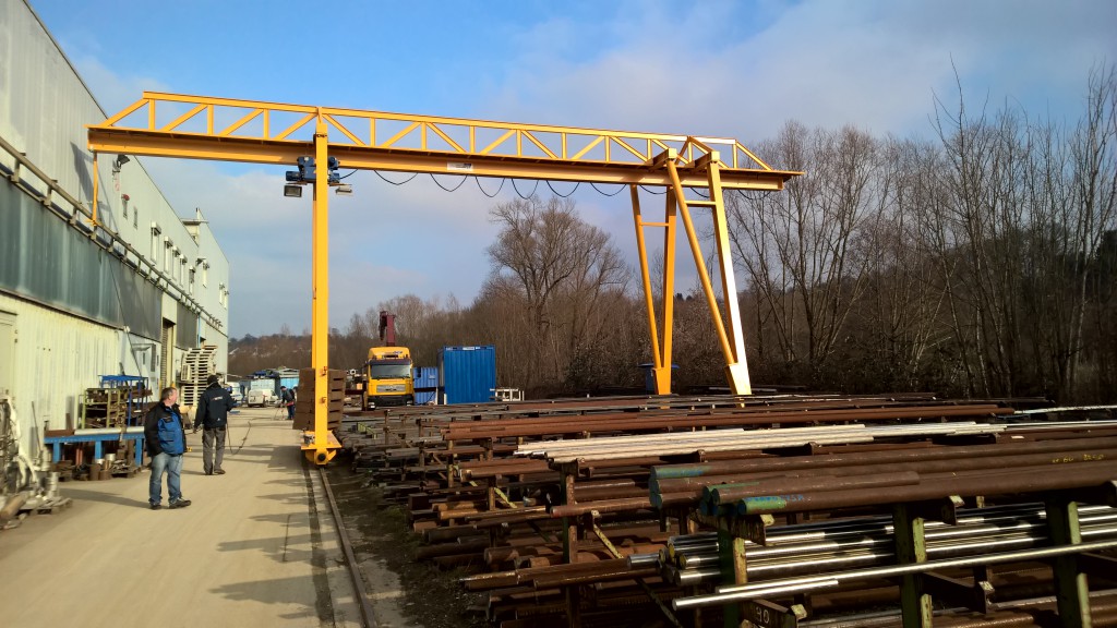 Portalkran 18 m 5t Nr. 1