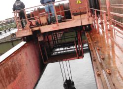 Retrofit Schiffsentlader Hafen Duisburg